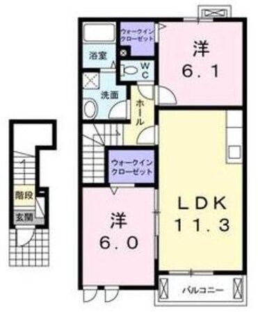 ネオグランツIIAの物件間取画像